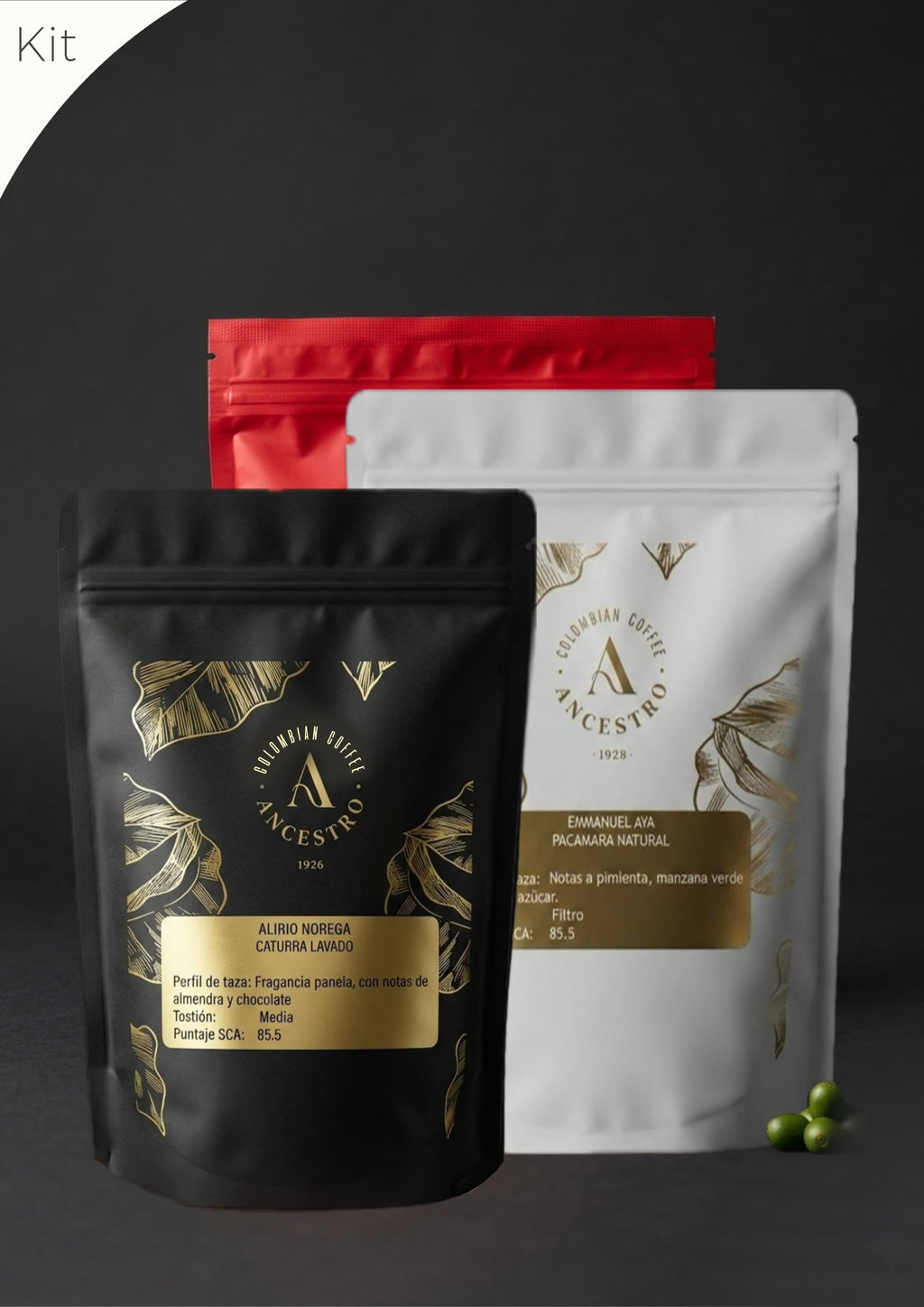 Kit Exploración, Caturra, Bourbon y Pacamara